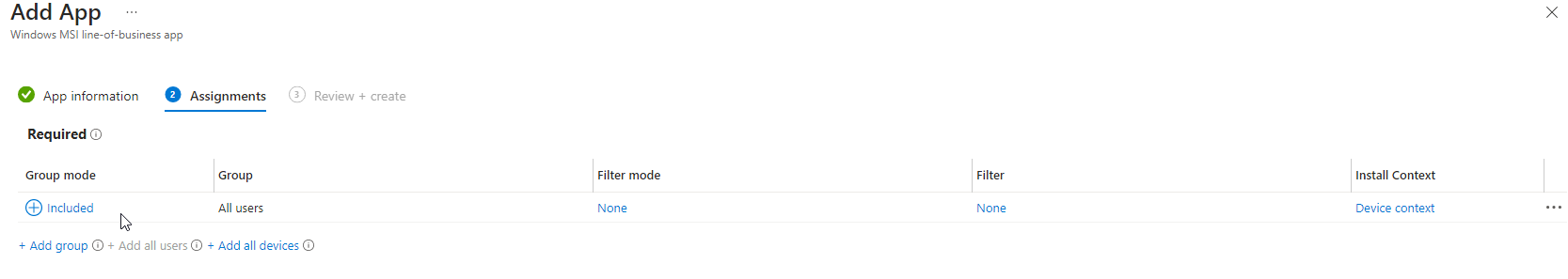 Review and create the Chrome app deployment